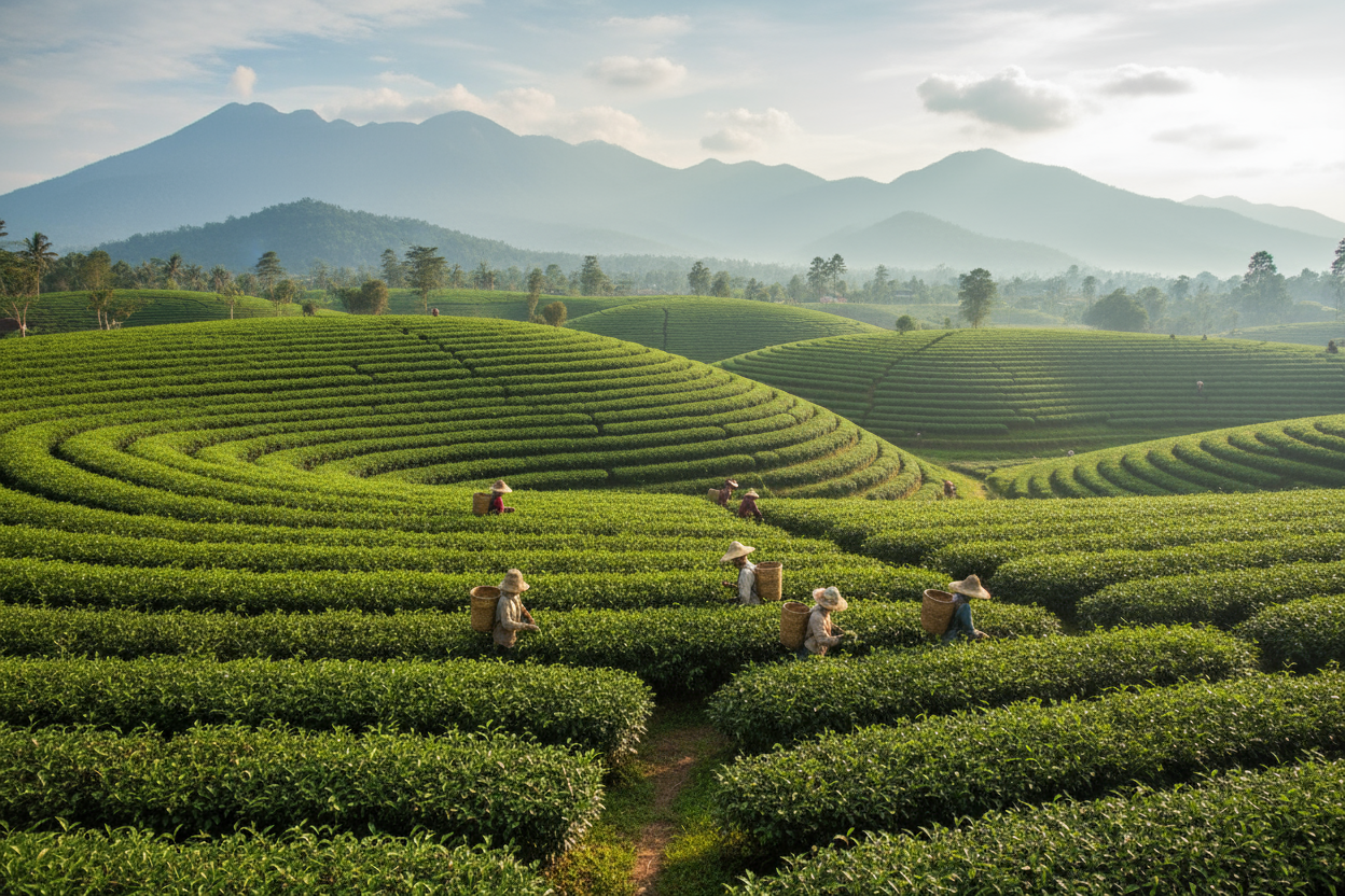 ciwidey tea fields bandung